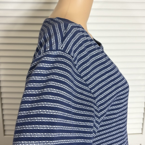 Ralph Lauren Double RL Fleeced Striped Boatneck Top XL - Picture 5 of 11